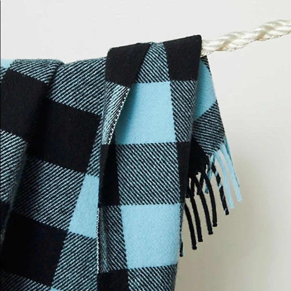 New🌟Free people-Faribault Buffalo Check Wool Throw